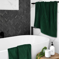 Custom Embossed 100% Cotton Terry Towel Eco-Friendly Hypoallergenic Beach Hotel Home Outdoor SPA Gift 450-650gsm All-Season