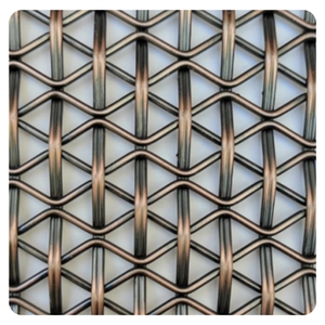 Đẹp Vàng Cổ Brass Mạ Dây Lưới Kim Loại Rèm Cho Tủ Cửa Lowes Cung Cấp Tùy Chỉnh Cắt Hàn Uốn - Product Image 1