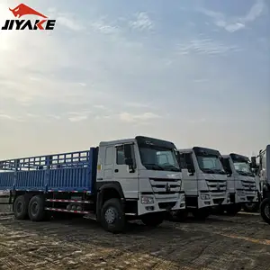 Sinotruk HOWO 6X4 8X4 Baru atau Bekas Kualitas Terbaik dengan Pagar Samping Truk Kargo