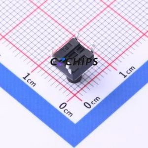 TS-KG02-AB80F Tactile Switch Through hole Component THT-4P,6x6mm Switch Single Pole Single Throw Round Button 2.5N Through Hole - Product Image 2