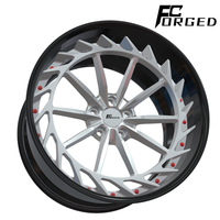 Rines de Aleación Forjados de 2 Piezas Personalizados para Carreras, de 17, 18, 19, 20, 21, 22, 23 y 24 Pulgadas para Toyota GR Yaris y Ford Puma