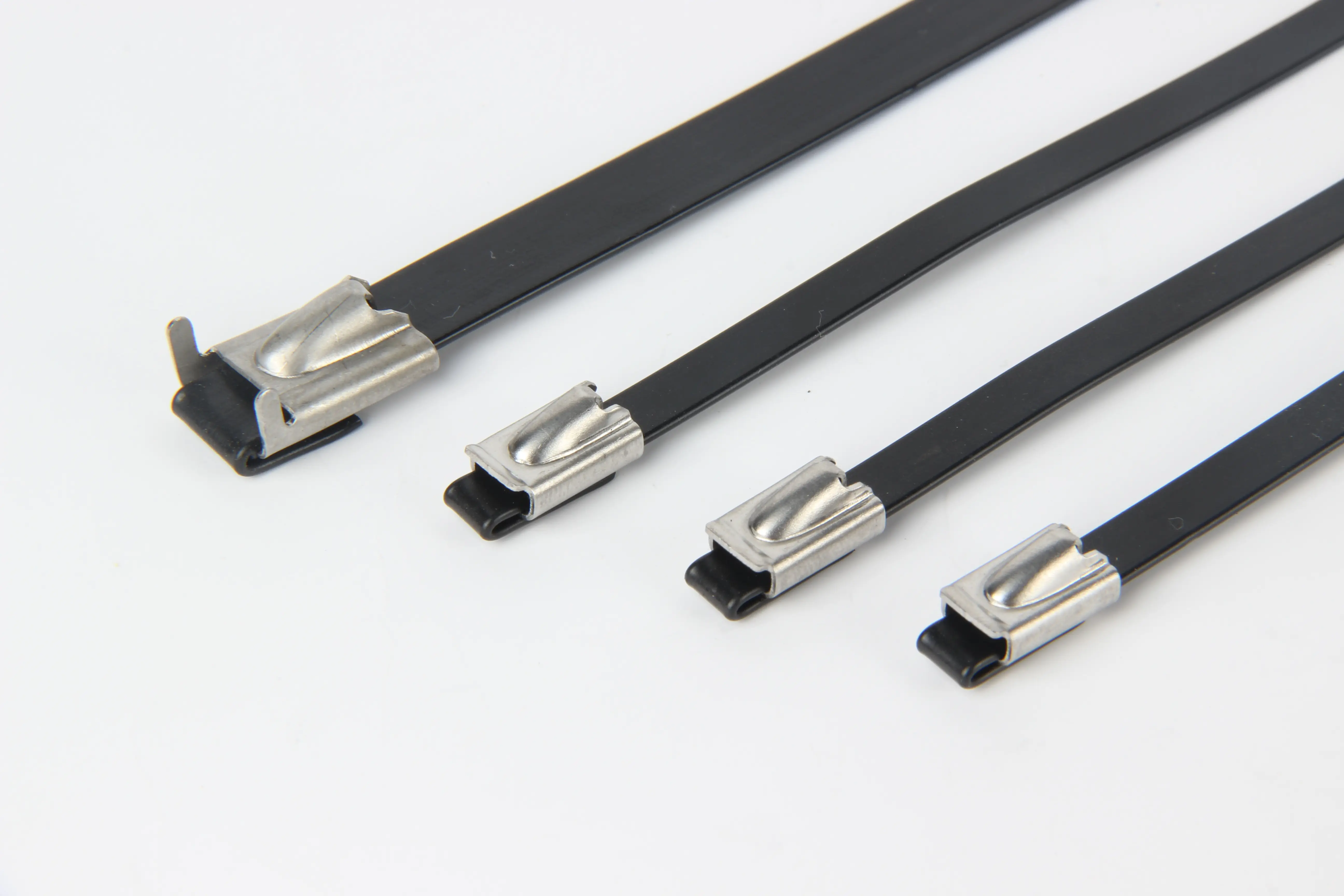 Plastic PVC Coated Metal Strap Ties Stainless Steel Security Cable