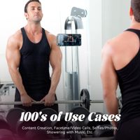 Version moins chère accessoire de téléphone adhésif miroir douche 24 Silicone ventouse support de boîtier de téléphone