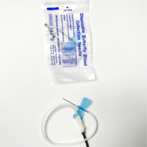 Disposable Sterile 21G/22G/23G <strong>Butterfly</strong> <strong>Needle</strong> with 18cm Length Plastic Eco-Friendly for Animal Use - Product Image 1