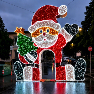 Waterproof 3D Christmas Archway LED Motif <b>Light</b> Outdoor Commercial Decoration - Product Image 1
