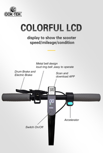 30 km/h 8.5 pollici Off Road EU US Stock <span class=keywords><strong>E</strong></span> Scooter Scooter elettrico adulti spedizione più veloce Trotinette elettrique - Product Image 4