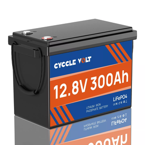 Batería de estado sólido LiFePO4 de 12V 300Ah con BMS de 200A, ciclo profundo, 4000 ciclos, operación a alta temperatura para RV, energía solar, barco, sistemas fuera de red - Product Image 4
