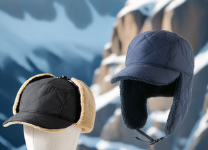 Casquettes de baseball unisexes RUIQUWIN en gros, chaudes pour l'hiver, imperméables, doublées, avec cache-oreilles et protection faciale pour la randonnée, le camping et le cyclisme - Product Image 2