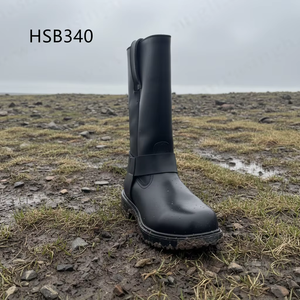 Botas de Seguridad HY, Resistentes a la Corrosión en Ambientes Húmedos, con Suela de Goma Goodyear, Corte Alto, Protección Contra Impactos, Color Marrón, para Trabajo, Modelo HSB343 para EE. UU. - Product Image 6