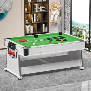 Table de <span class=keywords><strong>billard</strong></span> multi-jeux Offre Spéciale 4 en 1 avec table de <span class=keywords><strong>billard</strong></span> et de <span class=keywords><strong>hockey</strong></span> sur table avec dessus de salle à manger - Product Image 3