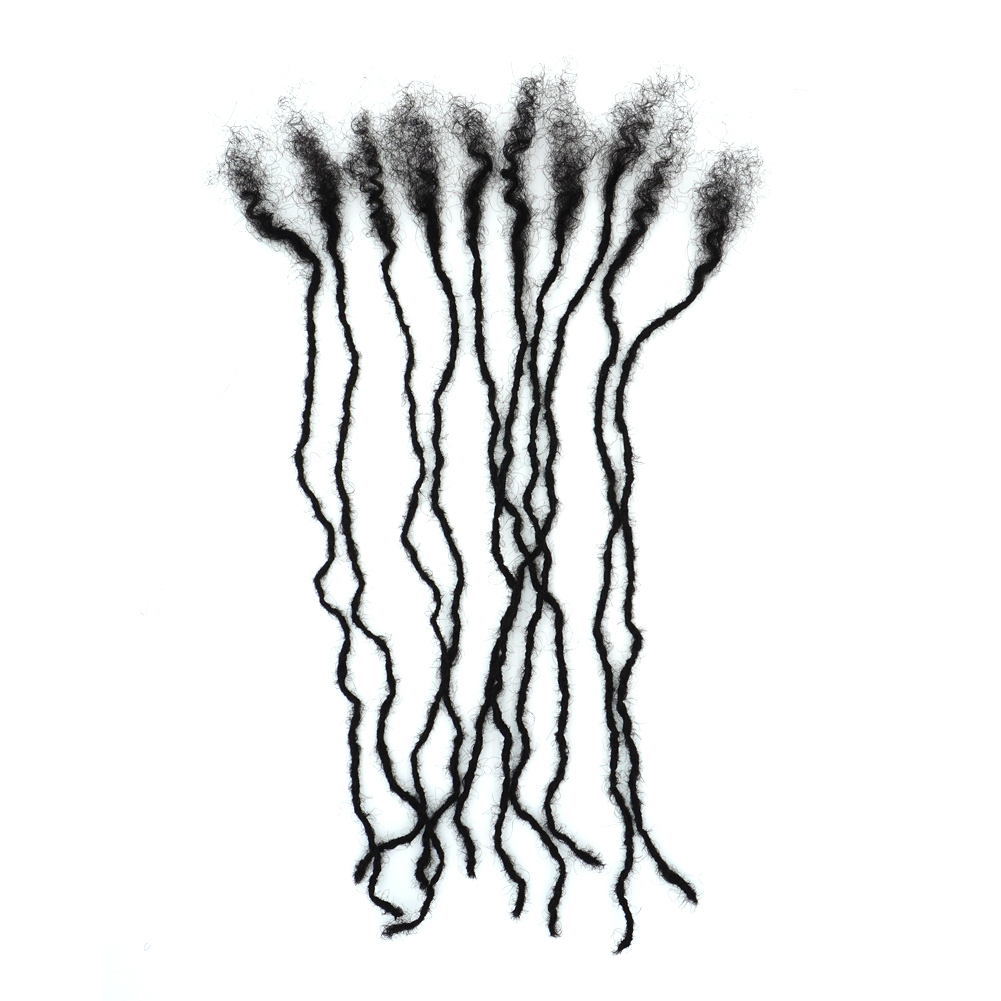 KAMA Interlocking Locs Wholesale 100% Human Hair Inter Locs Extensions 0.1cm 0.2cm 0.4cm Sisterloc for Women