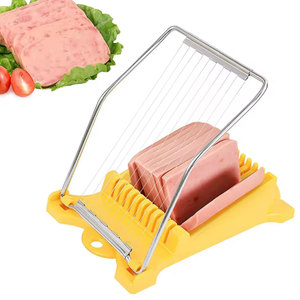 Alambre de acero inoxidable multifuncional para alimentos suaves y frutas, mantequilla, queso, almuerzo, cortador de carne, huevo, jamón, cortador de patatas fritas de plátano - Product Image 2