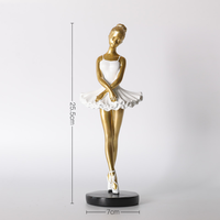 Art déco, petite fille mignonne, cœur en résine, ballerine dansante faite à la main, cadeau créatif, décoration de chambre d'enfant, décoration de bureau, artisanat, ornements de cabinet