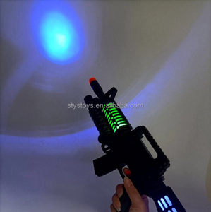Pistola de Juguete Eléctrica Musical de Plástico con Luz Brillante, Tipo Subfusil, Económica - Product Image 5
