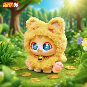 Caja Sorpresa Original al por Mayor SUPERGG <span class=keywords><strong>PICOCO</strong></span> Serie Gato con Capa de la Suerte, Figura Decorativa de Gato de la Suerte, Colgante de Peluche, Regalo para Niñas - Product Image 6