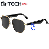 Lunettes Intelligentes Bluetooth Tendance W100C à Latence Ultra-Faible et Longue Autonomie, Appel Bluetooth, Lunettes de Soleil pour Hommes et Femmes