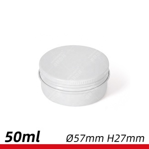 50ml 50g Suministros para mascotas Cera blanca para patas Bálsamo para patas Tarro de aluminio Lata metálica Latas para patas - Product Image 6