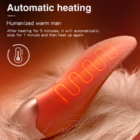 Youngwill Wiederaufladbarer Nippel-Masturbator für Frauen G-Punkt Klitoris-Stimulator Mini-Klitoris-Zungen-Leck-Vibrator Sexspielzeug für Frauen