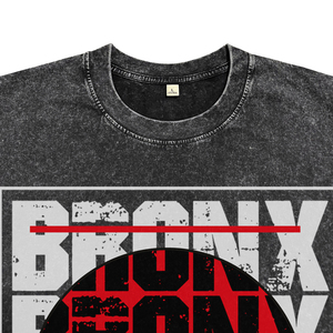 Camiseta de Manga Corta para Hombre, Estilo Vintage, Lavado Ácido, Algodón, Cuello Redondo, Diseño Personalizado, Estilo Urbano, Transpirable - Product Image 3