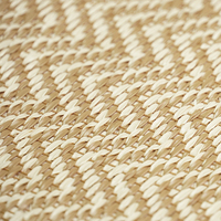 YIKE Beige-Braune Wellen-PVC-Gewebte Vinyl-Bodenbeläge Teppichfliesen für Gewerbliche und Heimische Dekoration Wasserdicht Schimmelresistent Feuerfest