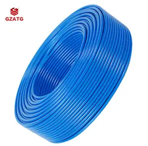 Cable GZATG BV Conductor de cobre Aislamiento de PVC Cable desenfundado Exportado a Asia Cable de fábrica