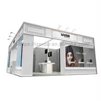 Stand d'exposition IZEXPO Easy Build, design simple, stand d'exposition en bois, stand modulaire 20x20 pieds