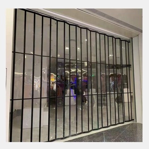 שער מתקפל pc עבור חזית חנות, קניון קניון קיפול מחשב שקוף מחיצה, תריסי אבטחה ברורים - Product Image 2