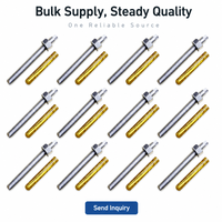 Ancre chimique zinguée avec capsule en verre M8 à M24 pour fixation de bases d'équipements lourds – Usine de Kunming, Yunnan