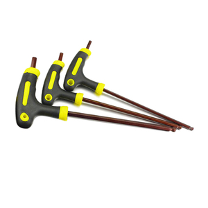 <span class=keywords><strong>Chiave</strong></span> esagonale a T lunga in lega S2 con estremità a sfera piatta, misure esagonali 2.5, 3, 4, 5, 6, <span class=keywords><strong>8</strong></span>, 10, 12 <span class=keywords><strong>mm</strong></span> per viti a testa esagonale - Product Image 1