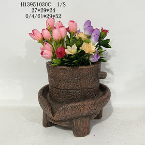 Vendere a caldo grazioso vaso di piante di magnesia cartone animato creativo ragazzo & ragazza giardinaggio ossido di magnesio fioriera vaso di fiori per artigianato regalo - Product Image 2