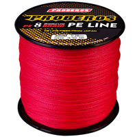Usine directe vente 8 Brins 40-300LB 300 mètre Pe Tressé Ligne De Pêche