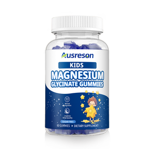 Gummies de glycinate de magnésium Ausreson OEM pour le développement osseux, la relaxation nerveuse et la qualité du sommeil – Gummies de glycinate de magnésium pour enfants - Product Image 1