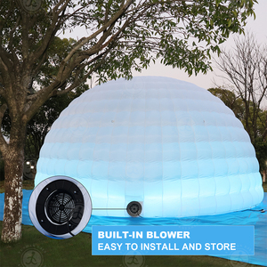 Carpa <span class=keywords><strong>de</strong></span> Nieve Inflable Tipo Iglú, Resistente al Agua y al Frío, <span class=keywords><strong>de</strong></span> PVC 210D Oxford, Ligera, Plegable, con Logotipo Personalizado, para Complejos Neumáticos <span class=keywords><strong>de</strong></span> Invierno - Product Image 3
