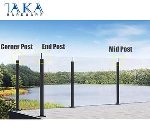 <span class=keywords><strong>Ringhiera</strong></span> in Vetro per Balcone, Montaggio Laterale su Tubo Scanalato, <span class=keywords><strong>Ringhiera</strong></span> Esterna in Acciaio Inox, Corrimano e <span class=keywords><strong>Balaustra</strong></span> in Vetro - Product Image 5