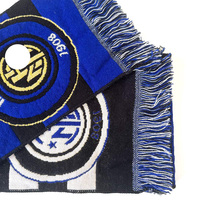 Écharpe de football en polyester tricoté, motif Argyle, pour les fans, drapeau national, supporters de football, châle en cachemire