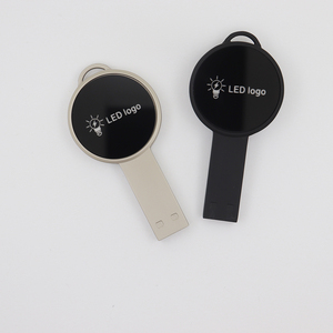 Clé USB Métallique Lumineuse avec LED, Capacités Variées : 128 Mo, 256 Mo, 512 Mo, 1 Go, 2 Go, 4 Go, 8 Go, 16 Go, 32 Go, 64 Go, 128 Go - Product Image 5