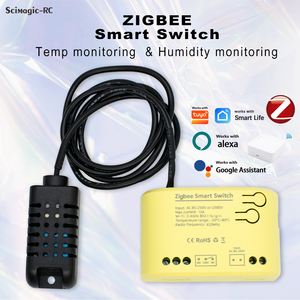 <span class=keywords><strong>Intelligent</strong></span>, compatible avec le commutateur Tuya, avec capteur de température et d'humidité, surveillance en temps réel, <span class=keywords><strong>thermostat</strong></span>, contact sec, compatible <span class=keywords><strong>Alexa</strong></span> - Product Image 3
