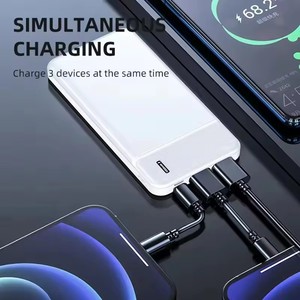 Mini banco de energía OEM con logotipo personalizado, producto electrónico de consumo, 10000mAh, carga rápida, portátil, pequeño, tamaño de bolsillo, Banco de energía - Product Image 5