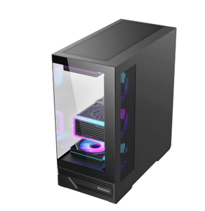 ฮันท์คีย์ GX760A สกาย วอร์เดน(สีดำ) พาโนรามา ATX Cas - Product Image 3