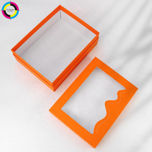 Boîte cadeau en papier rigide personnalisée avec fenêtre transparente en PVC pour l'emballage de cadeaux alimentaires - Product Image 5