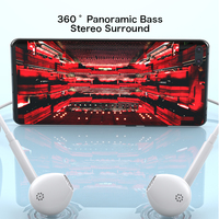 Écouteurs intra-auriculaires filaires Tingwode HD Call 3,5 mm, unité sonore quad-core SM-7, casque de jeu stéréo avec cordon de 1,2 m et commande intégrée