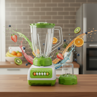 Blender Dapur Komersial Peralatan Rumah Tangga 1.5L 5-Kecepatan Multifungsi Portable Mini Grinder Mixeur Liquidificador Fresh