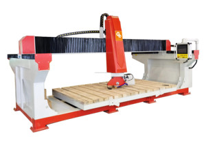 Machine de découpe de pierre CNC à 5 axes personnalisable avec caméra pour le granit, destinée à l'industrie de la construction - Product Image 2