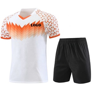 Set di Maglia da <span class=keywords><strong>Calcio</strong></span> Premium ad Asciugatura Rapida, Qualità Thailandese, Magliette e <span class=keywords><strong>Pantaloncini</strong></span>, Uniforme Bianca e Verde, Versione Giocatore - Product Image 4