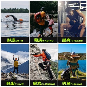 Canle Outdoor Waterproof <b>Backpack</b> Large Capacity Daypack For Hiking Rafting Swimming Snorkeling Water Resistant - Product Image 5