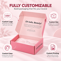 Boîte d'expédition personnalisée en carton premium avec texte intérieur personnalisé et structure de fermeture sécurisée pour produits de spa