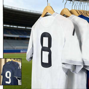 Индивидуальный быстросохнущий футбольный костюм для мужчин, взрослых и детей с печатью названия клубной команды для тренировок и матчей, комплектный стиль - Product Image 1