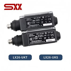Interrupteur <span class=keywords><strong>de</strong></span> fin <span class=keywords><strong>de</strong></span> course d'ascenseur LX26-UKS UKT à réinitialisation manuelle et automatique, étanche, avec dispositif <span class=keywords><strong>de</strong></span> sécurité pour poulie <span class=keywords><strong>de</strong></span> tension et <span class=keywords><strong>de</strong></span> tamponnage, IP67 - Product Image 2