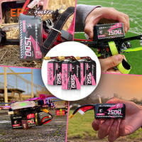 Batterie au lithium polymère 200C 2200mah 1800mah 1700mah 1600mah Lipo pour drone FPV 6s 22.2V 1300mah pour compétition de drones FPV