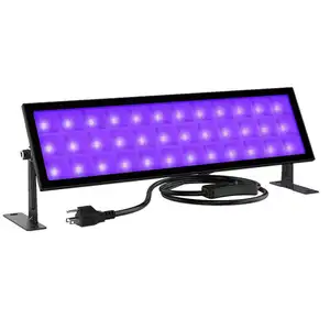 Outdoor Waterproof Ultraviolet Blacklight 72W UV 395NM Floodlight AC220V Fluorescent Purple Stage Lamp For Bar Party